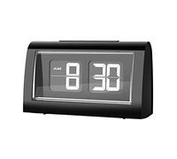 rockible Réveil numérique à Bascule Automatique veilleuse Horloge numérique décorative Grand écran décor Horloge de Bureau à Rabat pour Chambre hôtel Adultes