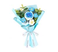 rockible Rose Artinal Feuillage Entrien Central Fleurs Compagnes, Bleu