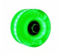 rockible Roue Lumineuse de Roller Patin Planche Patinage Roue à LED Roue de Remplacement Roue Polyuréthane Éclairage Auto-alimenté Mise à Niveau Simple pour, Vert