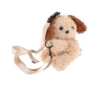 rockible Sac à Bandoulière pour Chien, Sac à Bandoulière Mignon en Forme de Chien de Dessin Animé pour Les Amoureux des Chiens, Filles, Enfants et Adolescents, Kaki