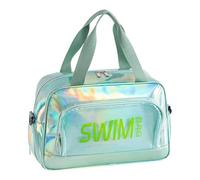 rockible Sac de Plage à Fermeture éclair, léger et élégant, idéal pour la Natation, Le Rangement, Les événements Sportifs, Les Parcs Aquatiques, Les gymnases, Vert