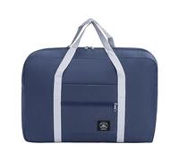 rockible Sac de Voyage Pliable Rangement des Bagages résistant à l'eau pour Femmes Hommes Tissu Oxford Sac de Transport organisateurs d'emballage de Bagages, Bleu Marine