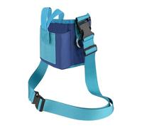 rockible Sacoche Porte-Bouteille d'eau avec bandoulière et Poche pour téléphone, idéale pour la randonnée, Bleu