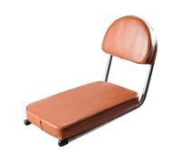 rockible Siège Arrière de Vélo Pièces de Coussin de Siège Arrière de Vélo Dossier de Vélo épais Selle de Vélo pour VTT Accessoires de Voyage, Brun