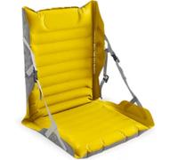 rockible Siège Gonflable d'Extérieur Coussin Chaise Dossier Réglable Tapis Pliant Soutien Dorsal Adaptable en Nylon avec Couche TPU Transport Facile Adapté au, Array, Jaune Vif