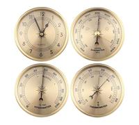 rockible Station météorologique pour terrasses : baromètre, hygromètre, thermomètre et indicateur de température, avec Horloge