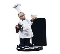 rockible Statue de nouveauté avec Personnage de Tableau Art Cuisinier Ornement ratif Artisanat pour comptoir Cuisine Restaurant