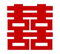 rockible Sticker Double Happiness Phto Latrre Du Mariage Traditionnel En Chine, 80cm