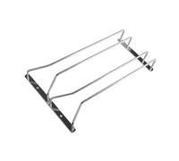 rockible Support à Verres, Porte-verres, Organisateur Gain de Place, Crochet de Rangement, Support à Verres à Pied, Porte-verres Suspendu pour Cafés, 35 Cm Double Rangée