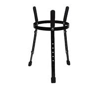 rockible Support de Baril Assis, Support Africain, Support de Tambour En Fer Antidérapant, Base Réglable En Hauteur, Support de Conga Portable, 10 pouces