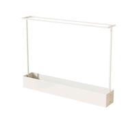 rockible Support de Rangement pour Raquettes de Badminton, Porte-Raquettes de Tennis, étagère Robuste, Autoportante, pour, Résidences étudiantes, écoles, Blanc