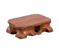 rockible Support En Bois pour Morceaux de Corail, Cristaux, Boules de, Fossiles, Agate, S