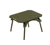 rockible Table de Camping Pliable Réglable en Hauteur Bureau Portable pour Plein Pliante avec Structure Renforcée Rangement Facile et Alliage d'Aluminium, Vert Foncé