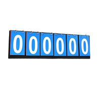 rockible Tableau de Bord de Table à 6 Chiffres Marquant Le Tableau de Bord de Score de Sport Portable pour Le Basket-Ball de Tennis Badminton Volley-Ball, Bleu