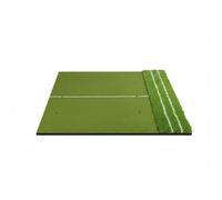 rockible Tapis d'Entraînement Golf Tapis Frappe Practice Mat de Golf avec Gazon Synthétique Réaliste et Fond EVA Stable pour du Contrôle de la Tête de Club, 120 150cm, avec Guide-Ligne