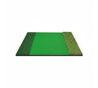 rockible Tapis d'Entraînement Golf Tapis Frappe Practice Mat de Golf avec Gazon Synthétique Réaliste et Fond EVA Stable pour du Contrôle de la Tête de Club, 120 150cm, Multifonction