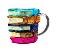 rockible Tasse à café peinte en 3D pour bibliothèque, idéale pour lire des livres, pour les bibliothécaires