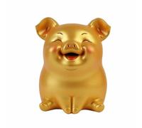rockible Tirelire en Forme Cochon Dorée Tirelire Table Mignonne Boîte à Économies pour Chambre d'enfant, Grand, Moderne Et Minimaliste,可存可取