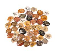 ROCKIMPACT 50 pièce You Rock Pierres Gravées Message Chanceuse Inspirant, Cadeau avec Gravure Inspiration Mot, Jardin Décoratifs Galets, Bonheur et Encouragement (Lot de Gros, 5-8cm chacun)