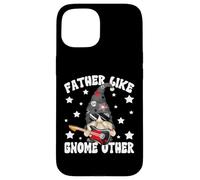 Rockin Dad for Bass Guitar Player Funny Fathers Day GNOME Coque pour iPhone 15