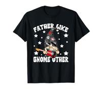 Rockin Dad for Bass Guitar Player Funny Fathers Day GNOME T-Shirt