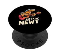Rockin' Newt Guitar Vibes Music Fun PopSockets PopGrip Adhésif