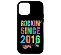 Rockin 'Since 2016 Vintage Rockstar 10ème Anniversaire garçon Fille Coque pour iPhone 12 Mini