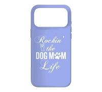 Rockin' The Dog Mom Life Proud Pet Parent Coque pour iPhone 17 Pro Max