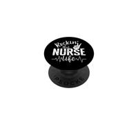Rockin' The Nurse Life PopSockets PopGrip Adhésif