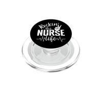Rockin' The Nurse Life PopSockets PopGrip pour MagSafe