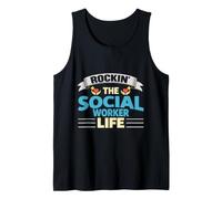 Rockin The Social Worker Life Hero Pride Débardeur
