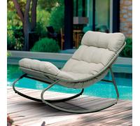 Rocking chair Cuba Jardiline - Grège