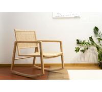 Rocking chair en cannage Thisted