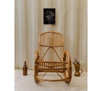 Rocking-chair en rotin et bambou n°79
