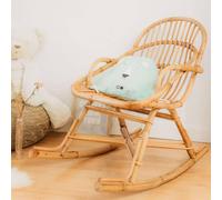 Rocking-chair enfant en rotin - june naturel TU