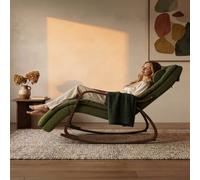 Rocking chair massant vert youki