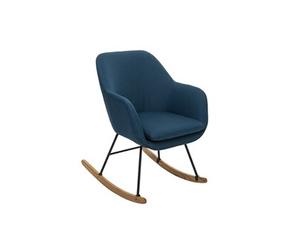 Rocking chair Pera bleu canard