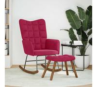 Rocking Chair With Stool, Rocking Chairs With Stools,fauteuil À Bascule Avec Tab