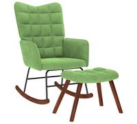 Rocking Chair With Stool, Rocking Chairs With Stools,fauteuil À Bascule Avec Tab