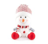 ROCKING GIFTS Décoration Bonhomme de neige en tissu pour Noël, décoration de Noël pour salon, entrée, entrée, chambre à coucher, 48 cm