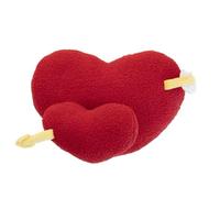 ROCKING GIFTS Grand coussin décoratif cœur en peluche douce romantique cadeau chambre