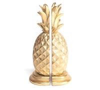 Rocking Gifts Lot de 2 serre-livres décoratifs ananas doré élégant bureau salon 24 cm