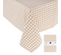 ROCKING GIFTS Nappe rectangulaire en polyester beige 145 x 145 cm