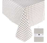 ROCKING GIFTS Nappe rectangulaire en polyester gris 145 x 145 cm