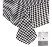 ROCKING GIFTS Nappe rectangulaire en polyester noir, 145 x 145 cm