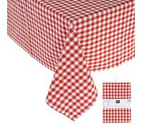 ROCKING GIFTS Nappe rectangulaire en polyester rouge 145 x 145 cm
