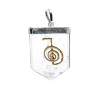 ROCKING GIFTS Pendentif en quartz Cho-KU-Rei : symbole de pouvoir et de guérison
