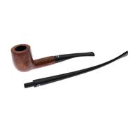 ROCKING GIFTS Pipe Falcon Coolway Churchwarden droite 82/6 mm : pipe à fumer longue, buse incurvée, 82 mm, diamètre 6 mm