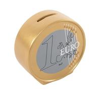 ROCKING GIFTS Resin Money Box Euro Coin 12x12 cm