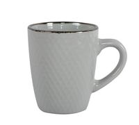ROCKING GIFTS Tasse en porcelaine 340 ml gravée gris clair
